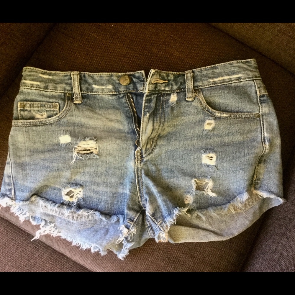 Free People denim cutoffs